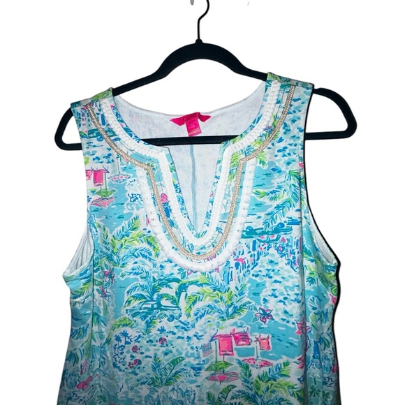 Lilly Pulitzer Harper Sleeveless Shift Dress size 12 - Picture 3 of 6